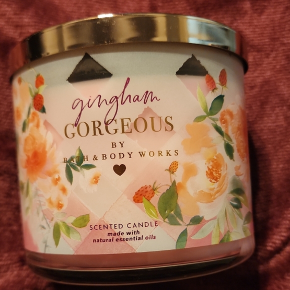 Bath & Body Works Other - Bath & Body Works Ginghan Gorgeous Candle
